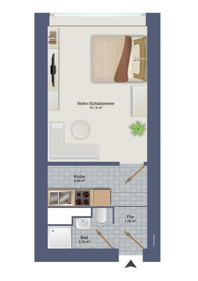 Gaesteapartment Leipzig Mitte Ngoại thất bức ảnh